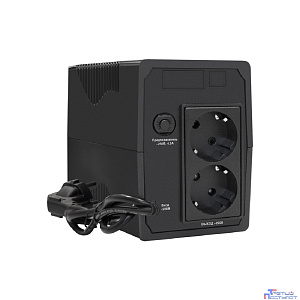 Exegate EX292791RUS ИБП ExeGate Power Smart ULB-1000.LCD.AVR.2SH <1000VA/550W, LCD, AVR, 2*Schuko, Black>