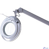 Rexant 31-0531 Лупа на струбцине , круглая, 3D, с подсветкой 60 LED, сенсорный регулятор яркости, белая