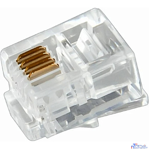 Rexant (05-1012) Разъем телефонный UTP, RJ-14 (6P4C), CAT 3