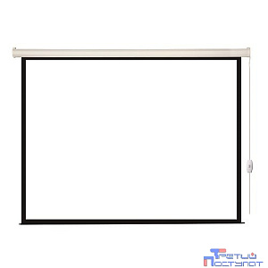 Lumien Eco Control [LEC-100107] Экран с электроприводом 183x244 см (раб. область 175х236 см) Matte White  черная кайма по периметру 4:3