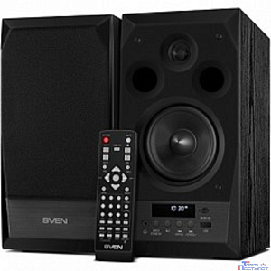 SVEN АС MC-10, чёрный (50 Вт, FM-тюнер, USB/microSD, дисплей, ПДУ, Bluetooth)