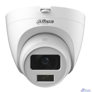 DAHUA DH-HAC-HDW1500CLQP-IL-A-0360B-S2 Уличная турельная HDCVI-видеокамера с интеллектуальной двойной подсветкой 5Мп, объектив 3.6мм, ИК 20м, LED 20м, IP67, корпус: пластик, быстрый монтаж