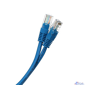 Aopen Патчкорд литой Aopen/Qust UTP кат.5е 1м синий <ANP511_1M_B>
