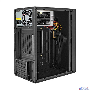 Exegate EX299398RUS Корпус Minitower ExeGate BAA-303-AA500 (mATX, БП AA500 с вент. 8см, 2*USB, HD Audio, черный)