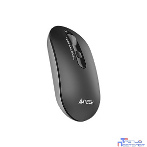 Мышь A4 Fstyler FG20 серый оптическая (2000dpi) беспроводная USB для ноутбука (4but) {1379894}