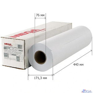 Бумага широкоформатная ProMEGA engineer InkJet 80г 440ммх175 76мм