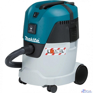 Makita VC2512L Пылесос [VC2512L] {1000Вт,3600л\м,210мбар,25л,шланг36ммх3.5м,8кг,кор,2насад,2 п\сб,щетка,2адапт,2труб }