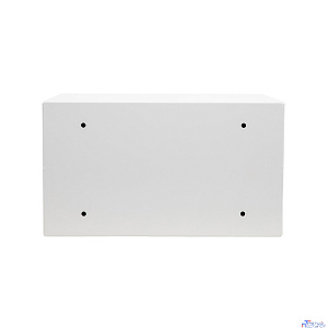 NTSS Шкаф настенный антивандальный пенал NTSS WAP 6U 550*325мм, 2 профиля 19, сварной, серый RAL 7035 NTSS-WAP6U5532