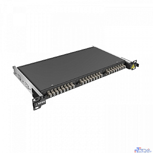 NTSS Кросс 19" NTSS PREMIUM выдвижной, предсобранный 1U, 16 портов LC/UPC duplex, 62,5/125 мкм, (сплайс, пигтейлы, кдзс, планки, адаптеры), черный, RAL9005 NTSS-RsFOB-PM-1U-16-2LC/U-62.5-SP1.5G1A-BL