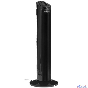 BRAYER BR4958BK Колонный вентилятор BRAYER, механ.упр.,пульт ДУ,вращение90°,мощ-ть50Вт,защита от перегрева