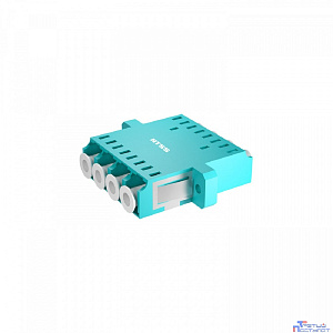 NTSS Адаптер оптический NTSS PREMIUM квадро LC OM3 AQUA NTSS.4LC/U-PM-OM3-S-AQ