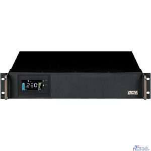 PowerCom King Pro RM KIN-1200AP LCD (2U) ИБП {Line-Interactive, 1200VA/960W, Rack, 6х С13, Serial+USB, SmartSlot, RS-232} (1152596)