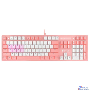 Клавиатура A4Tech Bloody B800 Dual Color механическая розовый/белый USB for gamer LED