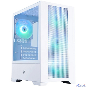 1STPLAYER Go2 ARGB White / mATX / 4x120mm ARGB fans / Go2-WH-4F7-W