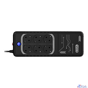 ИБП CBR LIGHT LGT-850 [850VA/480W 6 x EURO, 3 c фильтрацией + 3 с резервированием, Breaker]