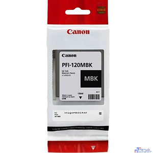 Canon PFI-120MBK 2884C001  Картридж для  TM-200/TM-205/TM-300/TM-305, 130 мл. матовый чёрный   2884C001/2884C002