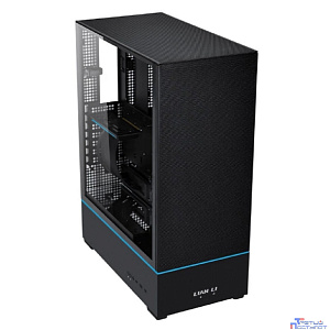 Lian Li Корпус SUP01X / Black / 3 x 120mm PWM Fan / PCIe4.0 Riser Cable / Mid-Tower, TG / G99.SUP01X.R0