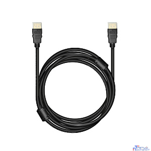 Bion Кабель HDMI v2.1, 19M/19M, 3D, 8K UHD, экран, ферритовые кольца, 3 м, черный [BXP-HDMI21-030]