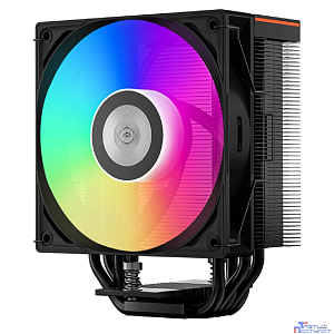 Кулер для процессора/ PCCooler RT500 Digital ARGB BK (240W, 4-pin PWM, LED temp., 152mm, Al/Cu, 5x6mm, ARGB, 1x120mm, 73.32CFM, 34.9dBA, 2200RPM, S: 1851/1700/1200/115X, AM5/AM4, black)
