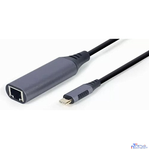 Cablexpert A-USB3C-LAN-01 Адаптер интерфейсов Cablexpert A-USB3C-LAN-01, USB-C (вилка) в Гигабитную сеть Ethernet (RJ-45)
