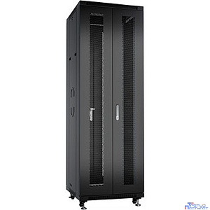Cabeus ND-05C-42U60/120-BK Шкаф монтажный телекоммуникационный 19" напольный для распределительного и серверного оборудования 42U 600x1200x2055mm (ШхГхВ) передняя и задняя двойные перфорированные двер
