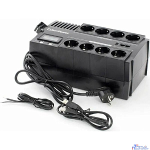 ИБП CyberPower BR700ELCD {Line-Interactive, 700VA/420W USB/RJ11/45/USB charger A (4+4 EURO), 12В/7,2 Ач х 1}