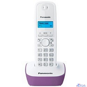 Panasonic KX-TG1611RUF (сиреневый) {АОН, Caller ID,12 мелодий звонка,подсветка дисплея,поиск трубки}