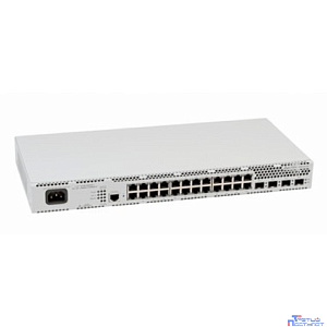 ELTEX MES2424 Ethernet-коммутатор 24 порта 10/100/1000BASE-T, 4 порта 1000BASE-X/10GBASE-R, L3, 220В AC