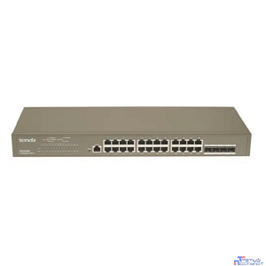 TENDA TEG3328F Коммутатор L2 управляемый в стойку 24-Ports 10/100/1000Base-T + 4-Porst 1000 Base-X SFP