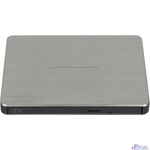 LG DVD-RW GP60NS60 ext. Silver Slim Ret. USB2.0 (совместим с 3.0)
