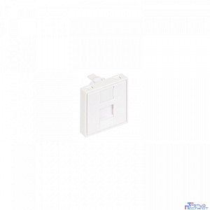NTSS Лицевая панель NTSS PREMIUM для розеточных модулей типа Keystone 45x45 со шторкой NTSS-LP-PM-SIP-45X45-WT