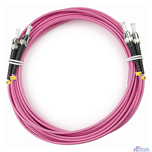 Cabeus FOP-50-OM4-ST-ST-7m Шнур оптический duplex ST-ST 50/125 mm OM4 7м LSZH
