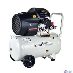 Kranz (KR-16-1153) Компрессор воздушный KR-2200/50, 2200Вт, 400 л/мин, 50л
