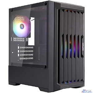 1STPLAYER BULLET HUNTER H2 Black / mATX / 4x120mm FRGB fans / H2-BK-4F1