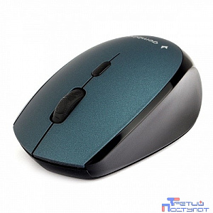 Gembird MUSW-354-B {Мышь беспроводная, синий, бесш.клик, soft touch, 3кн.+колесо-кнопка, 2400DPI, 2,4ГГц}