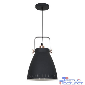 Camelion PL-428L  С62  черный + медь (Светильник подвесной New York,  1х E27, 60Вт, 230В, металл)