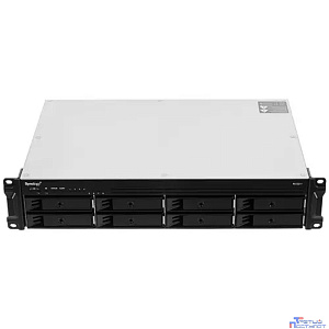 Synology RS1221+ Сетевое хранилище QC2.2GHzCPU/4GbDDR4(upto32)/RAID0,1,5,6,10/upto 8 hot plug HDDs SATA(3,5'or2,5')(upto 12 with RX418)/2xUSB3.2/1eSATA/iSCSI/4xGbE(+1Expslot)/2xIPcam(upto 40)