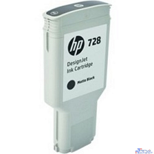 HP F9J68A Картридж  №728, Matte Black {DJ T730/830 (300 мл.)}