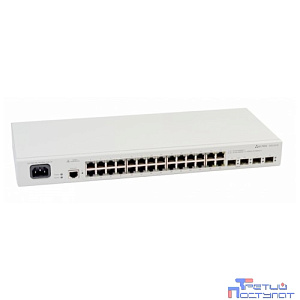 ELTEX MES2428B Ethernet-коммутатор 24 порта 10/100/1000BASE-T, 4 порта 10/100/1000BASE-T/100BASE-FX/1000BASE-X Combo, L2, 220В AC, 12В DС
