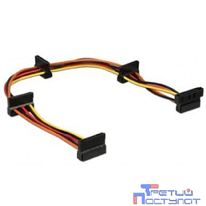 Cablexpert Кабеля питания SATA, 4x15pin(M)/15pin(F), 40см (CC-SATAMF-03)