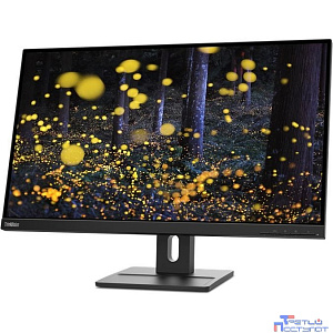 LCD Lenovo 27" E27q-20 ThinkVision черный {IPS 2560x1440 4ms 16:9 HDMI M/M матовая HAS Pivot 350cd 178/178  DisplayPort } [62D0GAT1EU/62D0GAR1CB/62D0GAT1UK]