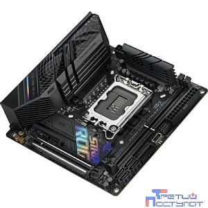 ASUS ROG STRIX B760-I GAMING WIFI  (Socket 1700, mini ITX, 2xDDR5(96GB), DP/HDMI, 1xPCIe 5.0x16, 1xLAN (2.5GbE), Wi-Fi, 4xSATA 6Gb/s, 2xM.2, 2xType-C, 3xUSB 3.2, 3xUSB 2.0)