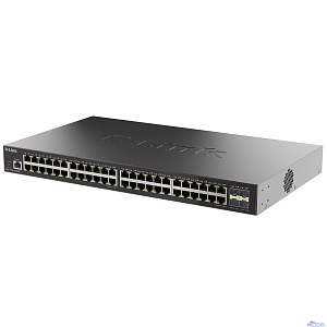 D-Link DGS-1210-52X/ME/C1A Управляемый L2 коммутатор с 48 портами 10/100/1000Base-T и 4 портами 10GBase-X SFP+