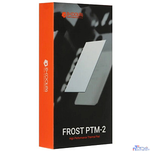Термопрокладка ID-COOLING FROST PTM-2  (160шт/кор, 40x40x0.2mm, 8.5 W/m-K, Gray) 2шт.  BOX