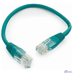 Cablexpert PP12-0.25M/G Патч-корд UTP кат.5e, 0.25м, литой, многожильный (зелёный)