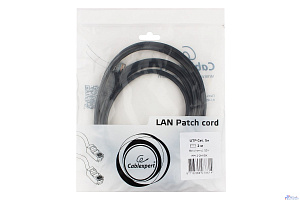 Cablexpert Патч-корд UTP PP12-2M/BK кат.5, 2м, литой, многожильный (черный)