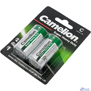 Camelion  R14  BL-2 (R14P-BP2G, батарейка,1.5В)  (2 шт. в уп-ке)