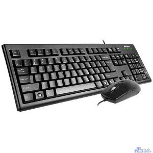 A-4TECH Клавиатура + мышь KRS-8372 клав:черный мышь:черный USB [477618]