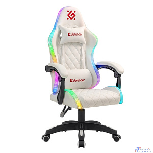 Игровое кресло Energy Белый,RGB,класс 4,PU DEFENDER
