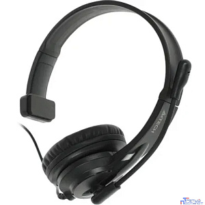 Наушники с микрофоном A4Tech HU-11 черный 2м накладные USB оголовье (HU-11/USB/BLACK)